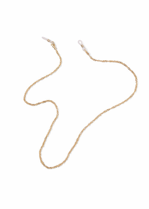 Gedraaide ketting in goud